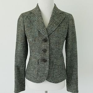 Ann Taylor Tweed Wool Blazer
